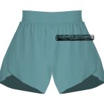 Ladies Flowy Overlay Shorts Thumbnail