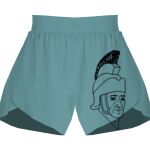 Ladies Flowy Overlay Shorts Thumbnail