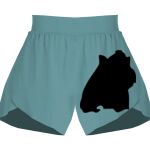 Ladies Flowy Overlay Shorts Thumbnail