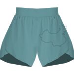 Ladies Flowy Overlay Shorts Thumbnail