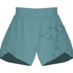 Ladies Flowy Overlay Shorts Thumbnail
