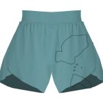 Ladies Flowy Overlay Shorts Thumbnail