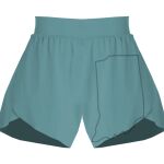 Ladies Flowy Overlay Shorts Thumbnail