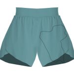 Ladies Flowy Overlay Shorts Thumbnail