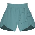 Ladies Flowy Overlay Shorts Thumbnail