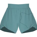Ladies Flowy Overlay Shorts Thumbnail