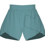 Ladies Flowy Overlay Shorts Thumbnail