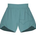 Ladies Flowy Overlay Shorts Thumbnail