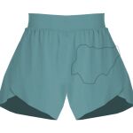 Ladies Flowy Overlay Shorts Thumbnail