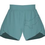 Ladies Flowy Overlay Shorts Thumbnail