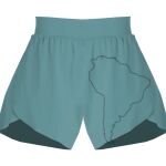 Ladies Flowy Overlay Shorts Thumbnail