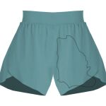 Ladies Flowy Overlay Shorts Thumbnail