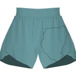 Ladies Flowy Overlay Shorts Thumbnail