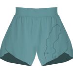 Ladies Flowy Overlay Shorts Thumbnail