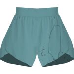 Ladies Flowy Overlay Shorts Thumbnail