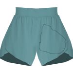 Ladies Flowy Overlay Shorts Thumbnail