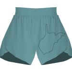 Ladies Flowy Overlay Shorts Thumbnail