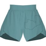Ladies Flowy Overlay Shorts Thumbnail