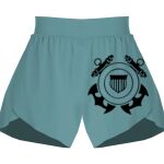 Ladies Flowy Overlay Shorts Thumbnail