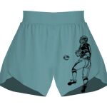 Ladies Flowy Overlay Shorts Thumbnail