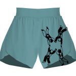Ladies Flowy Overlay Shorts Thumbnail