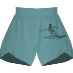 Ladies Flowy Overlay Shorts Thumbnail