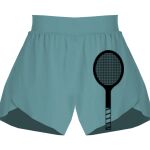 Ladies Flowy Overlay Shorts Thumbnail
