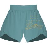 Ladies Flowy Overlay Shorts Thumbnail