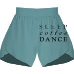 Ladies Flowy Overlay Shorts Thumbnail