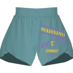 Ladies Flowy Overlay Shorts Thumbnail
