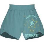 Ladies Flowy Overlay Shorts Thumbnail