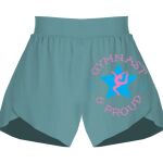 Ladies Flowy Overlay Shorts Thumbnail