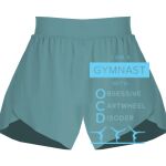 Ladies Flowy Overlay Shorts Thumbnail