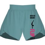 Ladies Flowy Overlay Shorts Thumbnail