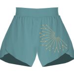 Ladies Flowy Overlay Shorts Thumbnail