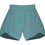 Ladies Flowy Overlay Shorts Thumbnail
