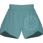 Ladies Flowy Overlay Shorts Thumbnail