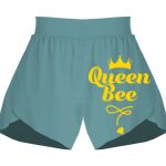 Ladies Flowy Overlay Shorts Thumbnail