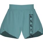 Ladies Flowy Overlay Shorts Thumbnail