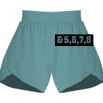 Ladies Flowy Overlay Shorts Thumbnail