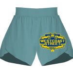 Ladies Flowy Overlay Shorts Thumbnail