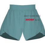 Ladies Flowy Overlay Shorts Thumbnail