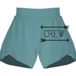 Ladies Flowy Overlay Shorts Thumbnail