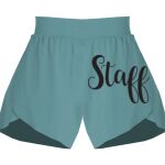 Ladies Flowy Overlay Shorts Thumbnail