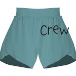 Ladies Flowy Overlay Shorts Thumbnail