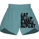 Ladies Flowy Overlay Shorts Thumbnail