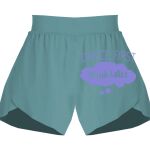 Ladies Flowy Overlay Shorts Thumbnail