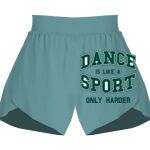 Ladies Flowy Overlay Shorts Thumbnail