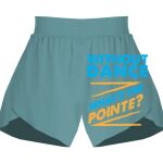 Ladies Flowy Overlay Shorts Thumbnail