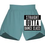 Ladies Flowy Overlay Shorts Thumbnail